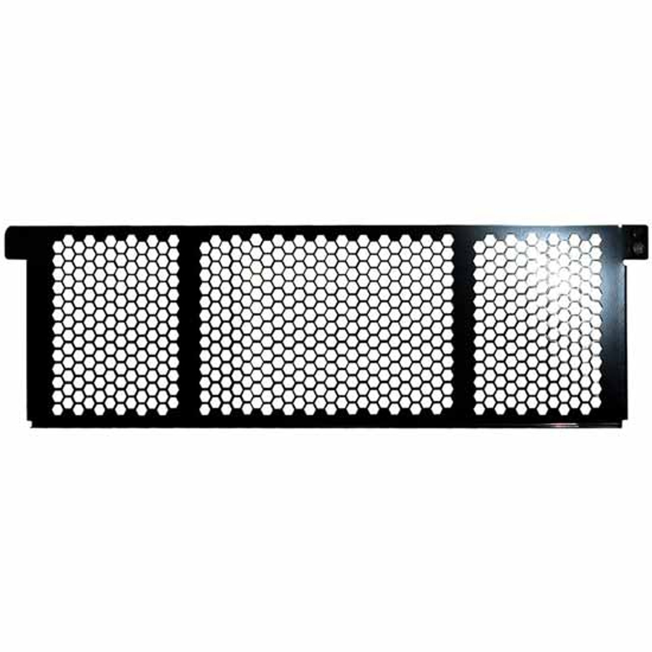 19 X 62 Inch Black Powder-Coated Carbon Steel Window Screen For