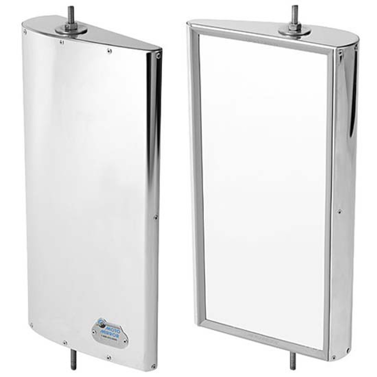 Aero Style Moto Mirror Kit W/ Drivers Side Heat Only & Passengers Side W/ Heat And Motorized