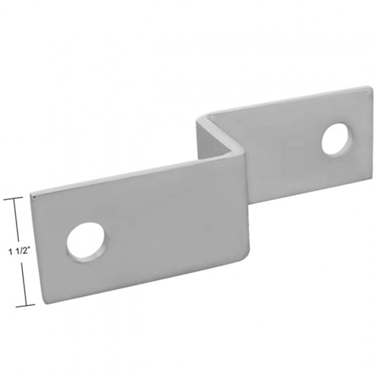 3 X 2 X 3 Inch Chrome Heavy Duty Z Mounting Bracket - 4 State Trucks