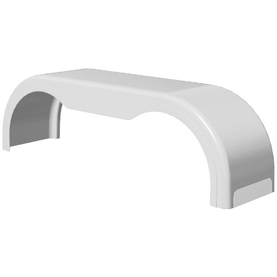 White Plain Longer Fender 4 State Trucks