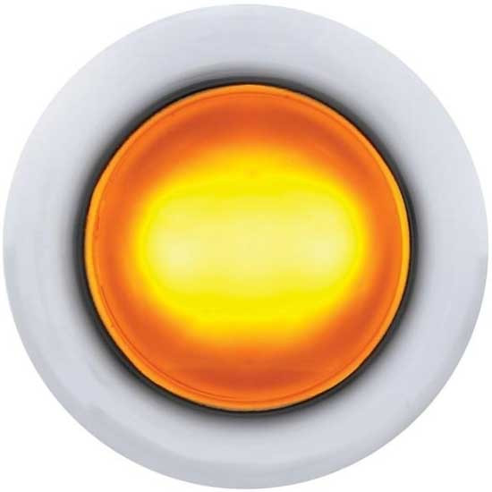 2 Red Round Clearance/Marker Led Light With 4 Leds And Red Lens | F23