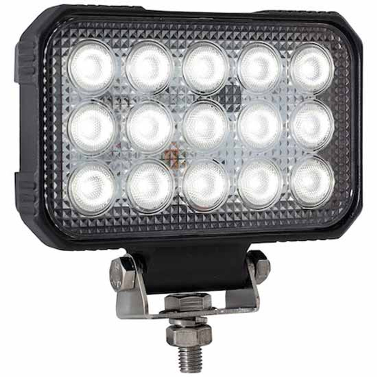 Inch Rectangular Ultra Bright LED Flood Light W/ 167 Meter Effective  Range 4050 Lumen State Trucks