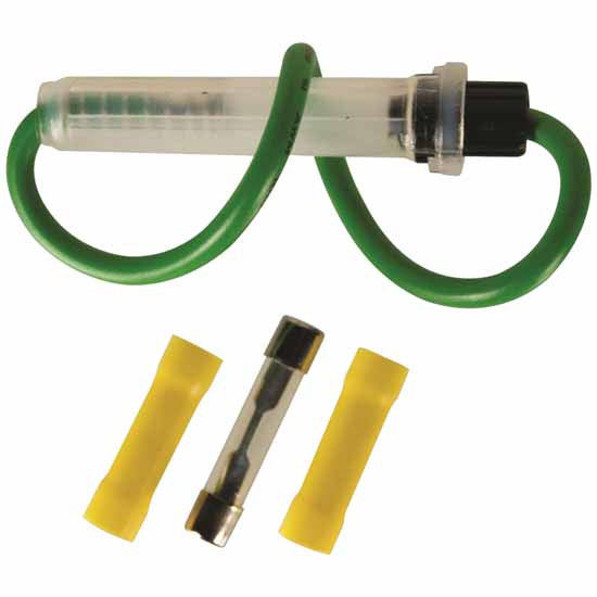 Seachoice In-Line Fuse Holder | 12 AWG Wire With 30 Amp AGC/SFE/MDL Fuse | Marine Grade