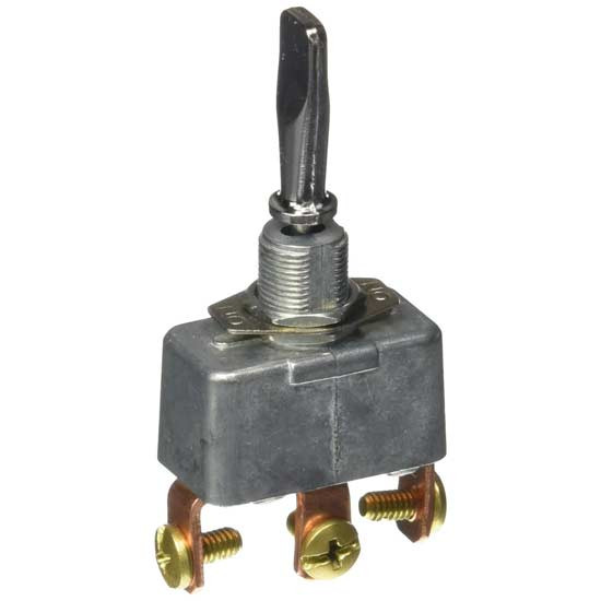 TPHD Chrome Single Pole Double Throw Momentary On-Off-On Toggle Switch ...