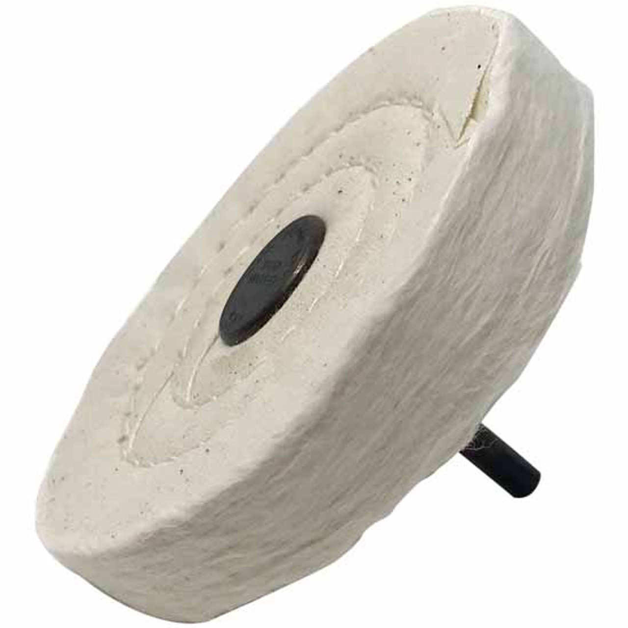 Zephyr 3 White Cotton Muslin 40-Ply Buffing Wheel