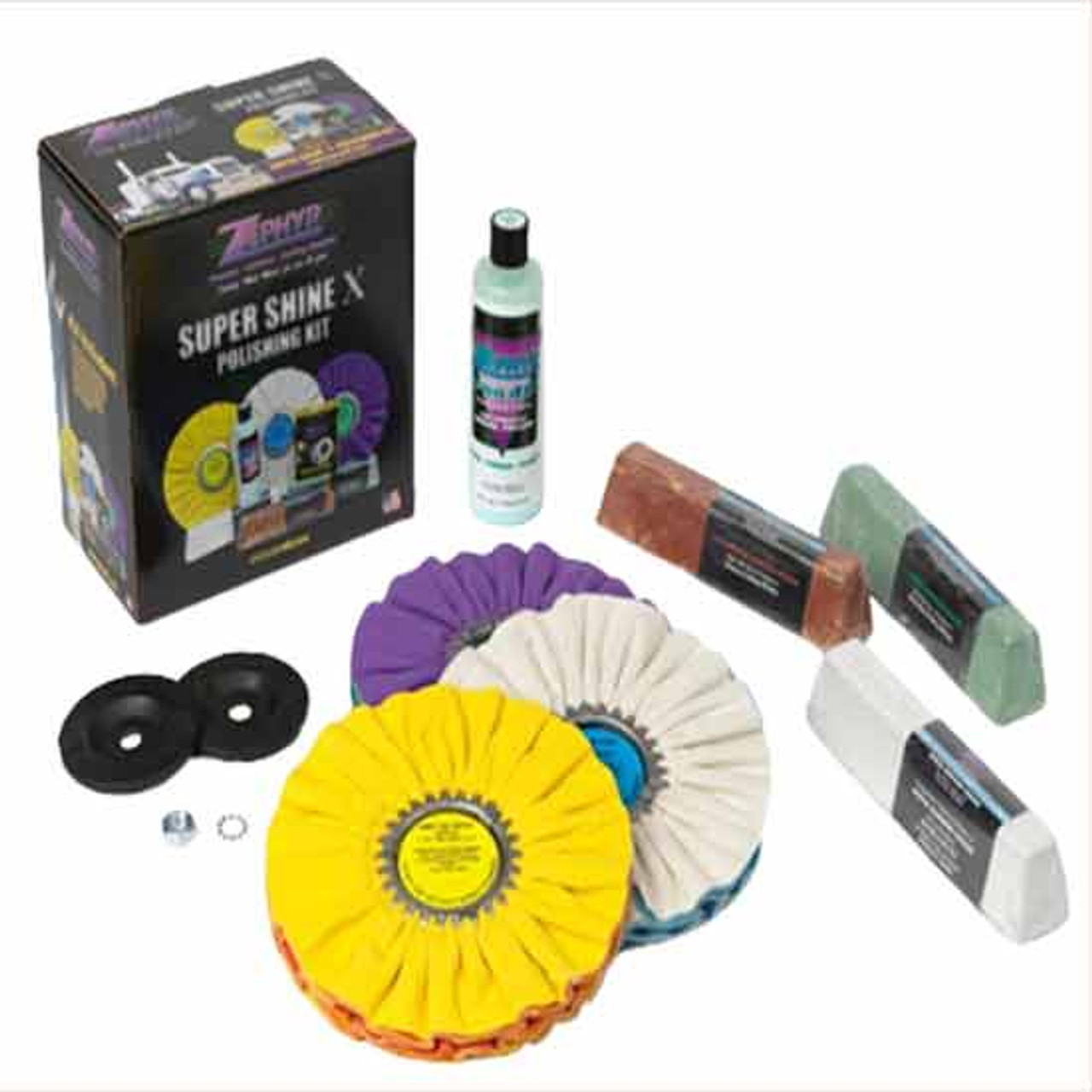 Zephyr 21 Piece Starter Buffing Kit - 4 State Trucks