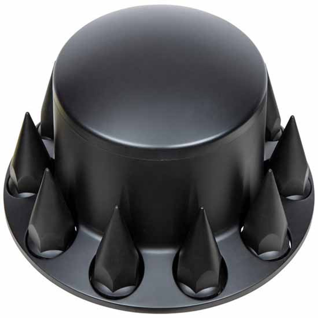 Matte Black Dome Rear Axle Cover W/ 33MM Spike Thread-on Nut