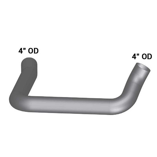 PAI EET-1919 MACK 4ME21650 TURBO OUTLET EXHAUST PIPE (4.00) (W/PYRO