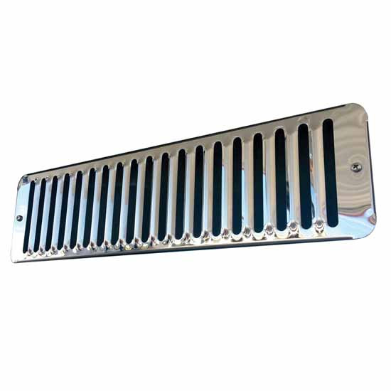 Louvered Air Intake Hood Grille Stainless Steel For Mack CH 4 State