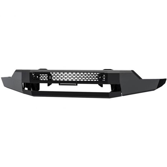 2016-2019 GMC Sierra 1500 Black Front Bumper Cover Face Bar W/ Park Assist Holes - Direct Replacement By PEGAPARTS