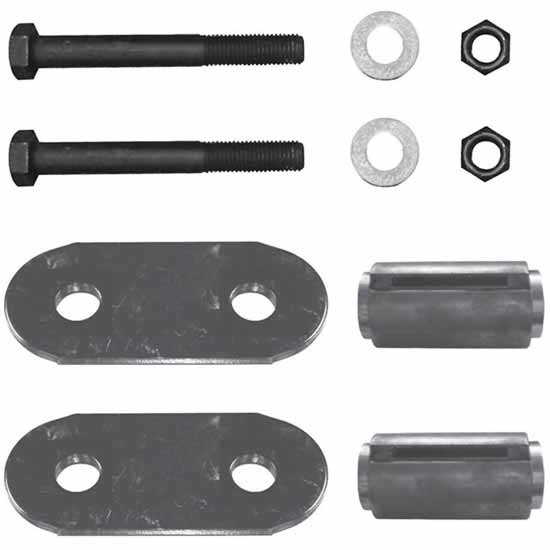 Shackle Kit With 2 Silent Blocks, Lock Nuts, Bolts, Washers & Side Bars