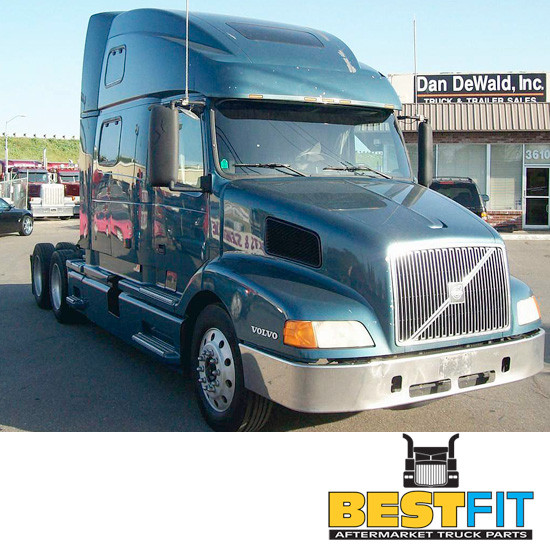 Volvo Shell Kit BESTfit Fiberglass Hood Shell For Volvo VNL Gen I 1997-2003 - 4 State ...