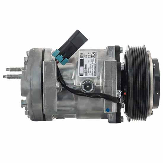TPHD AC Compressor With 6 Groove Sanden 7H15 Style Clutch For