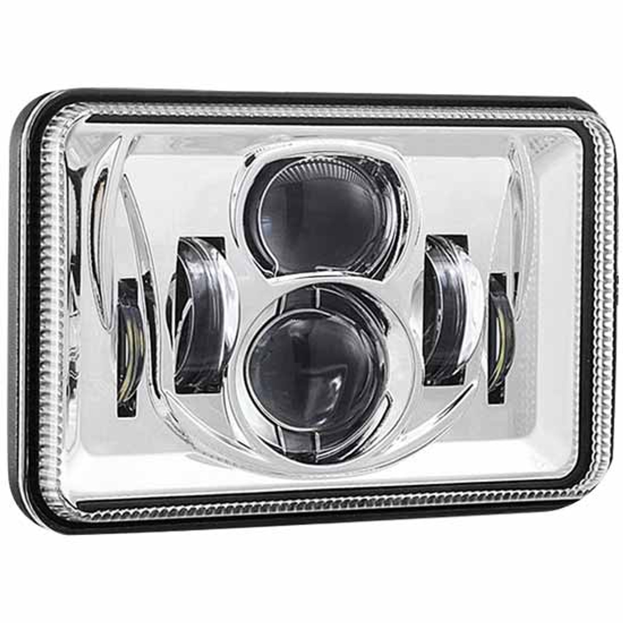 4 X 6 Inch 11 Diode High Beam LED Projector Headlight W/ 6