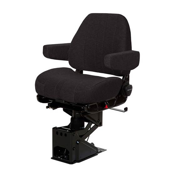 National Captain Standard Base Low Back Air Seat With Armrests