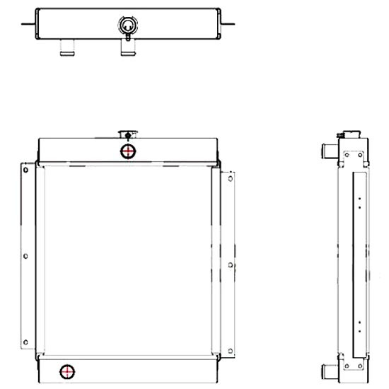 BESTfit Copper Brass Radiator With SolderOn Tanks For Industrial