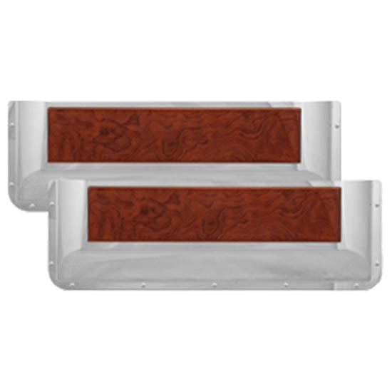 African Rosewood Door Pocket Accent For Peterbilt 375, 377, 378