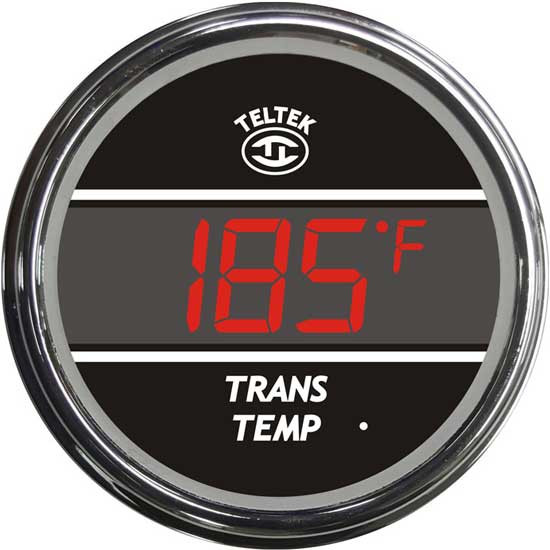 Teltek Digital Transmission Temperature Gauge 4 State Trucks