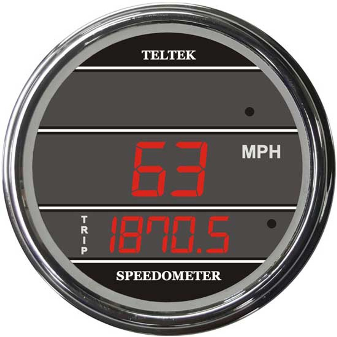 Teltek Inside Outside Auto Thermometer Gauge for any semi, trucks or cars