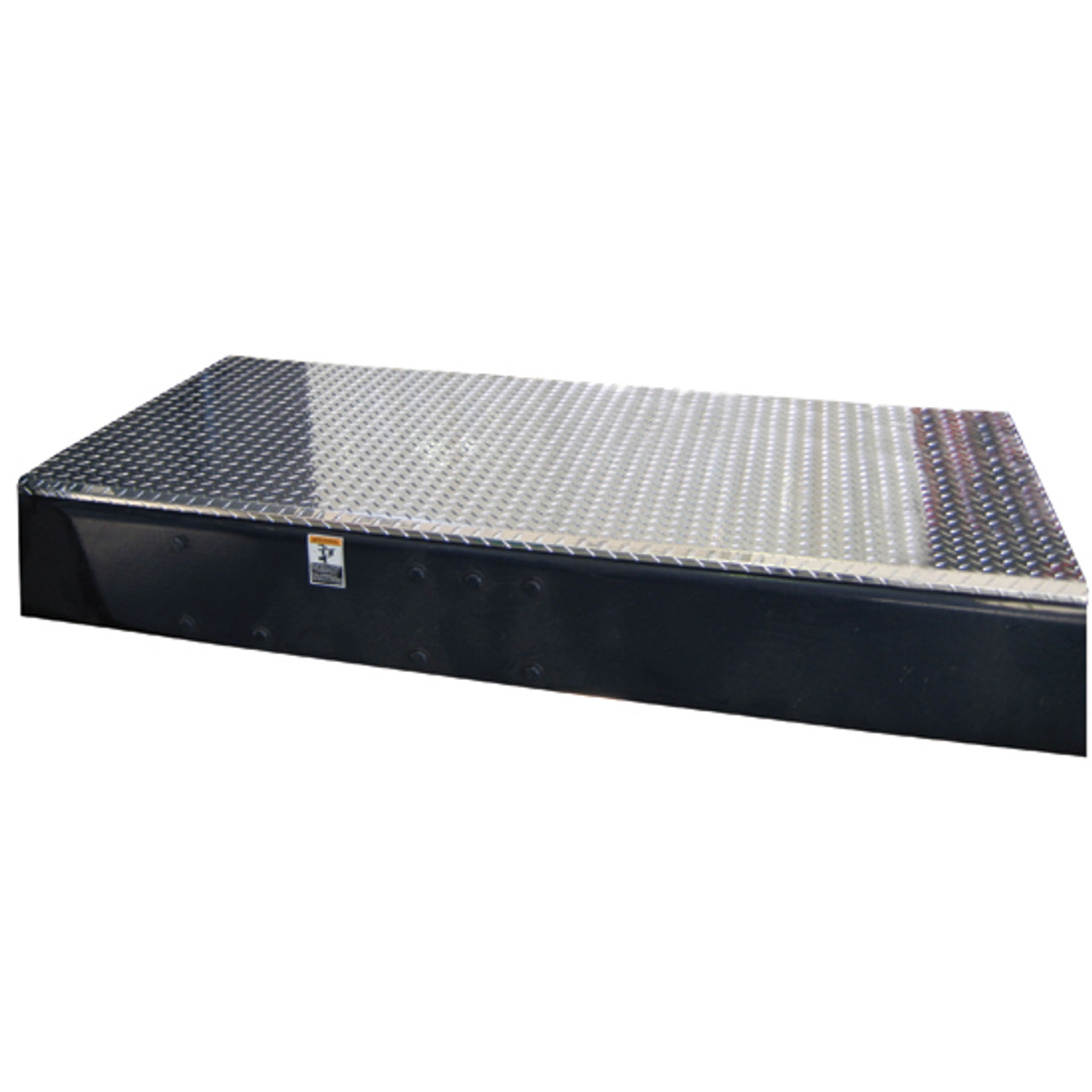 Diamond Plate Aluminum In-Frame Deck Plate Flush-Mount - 4