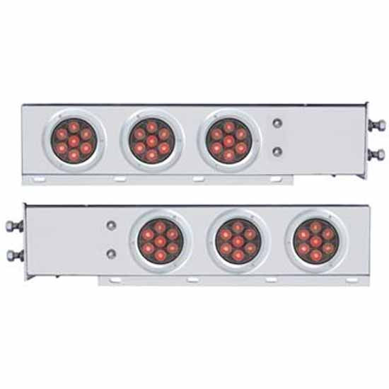 Stainless Steel Spring-Loaded Light Bars With 6 - 4 Inch LED ...