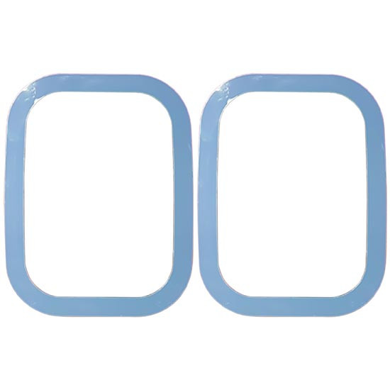 TPHD Stainless Steel Door Latch/Key Surround For Peterbilt 378, 379