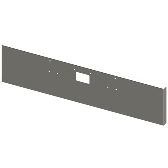 Evan-Fischer Chrome Steel Front Bumper For 2006-2007 Peterbilt 378 379 – Texas Square Type, No Sensor Cutouts