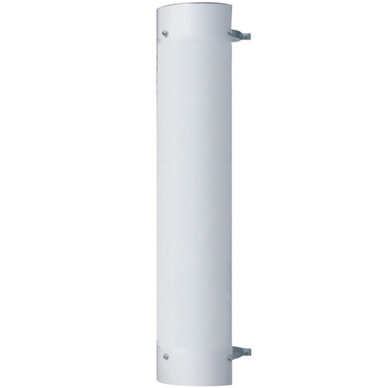 48 Inch Stainless Steel Exhaust Stack Heat Shield Plain 180 Degree 4