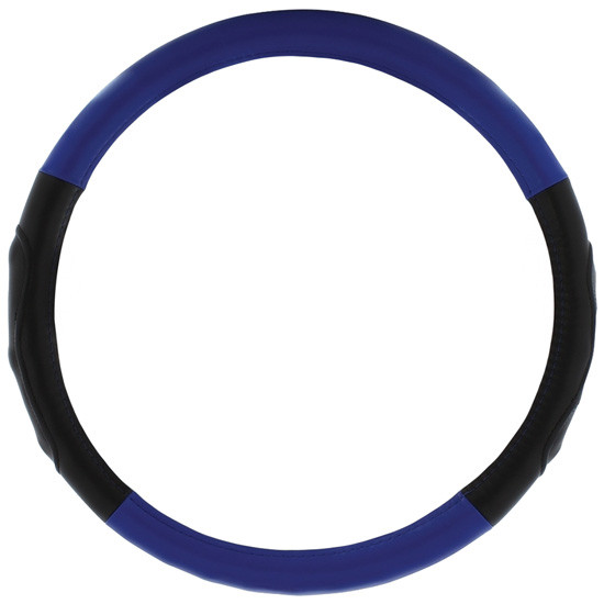 18 Inch Duo Tone Engineered Leather Steering Wheel Cover 4 State Trucks