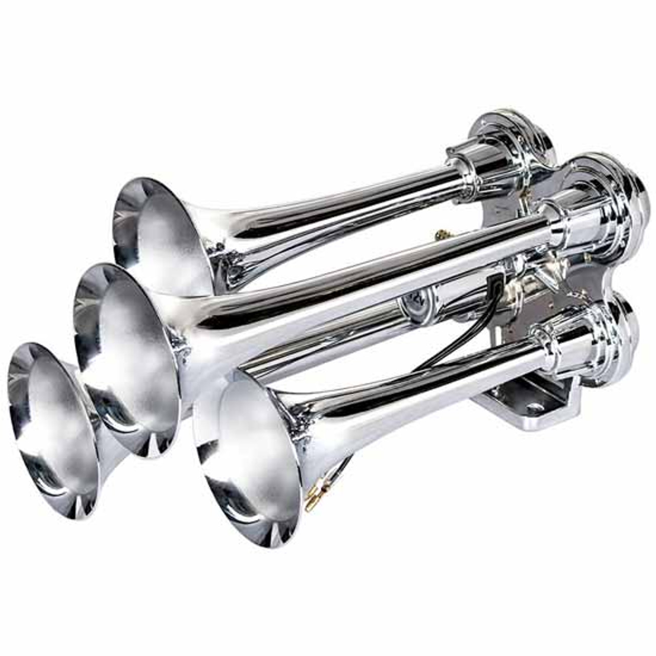 Chrome Competition Series 4 Trumpet Mini Train Horn - 4 State Trucks