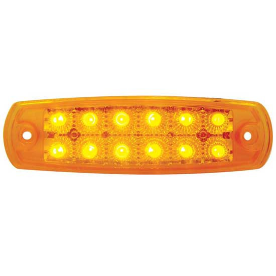 12 LED Reflector Rectangular Clearance/Marker Light - 4 State Trucks