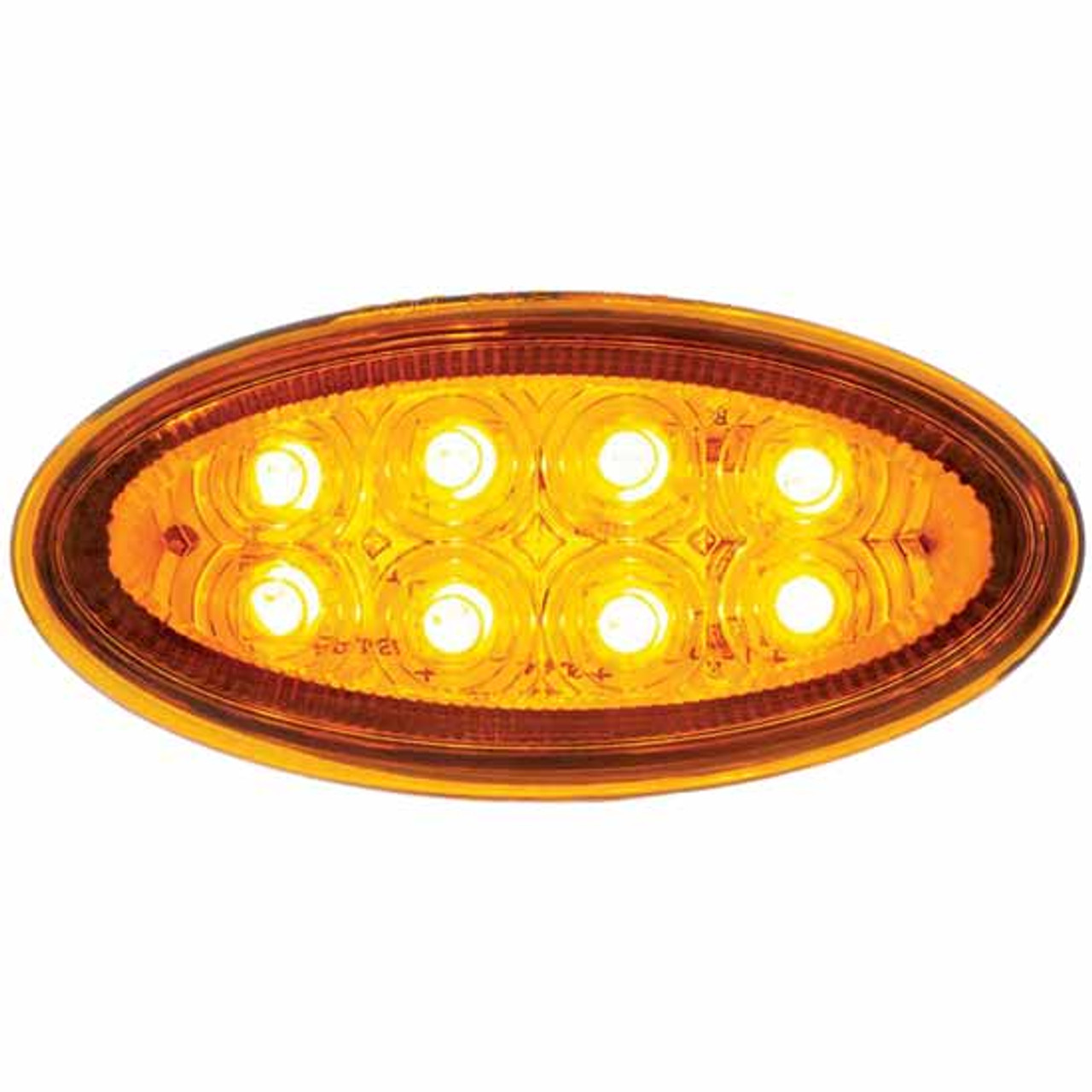 ワンマン灯 8 LED Fender Parking/ Turn Signal Light - Amber LED/ Amber