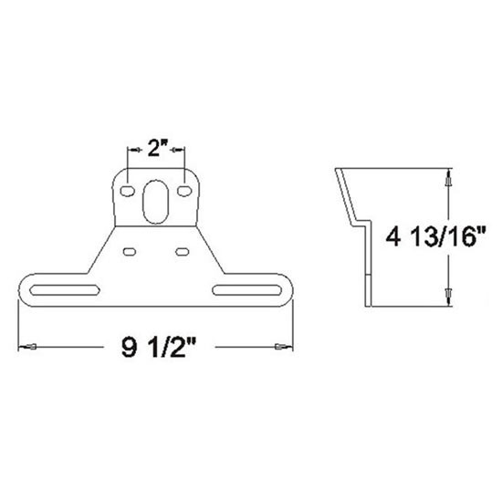 LP5SB Plastic License Plate Bracket In Trailer Parts Category License - Foto 13