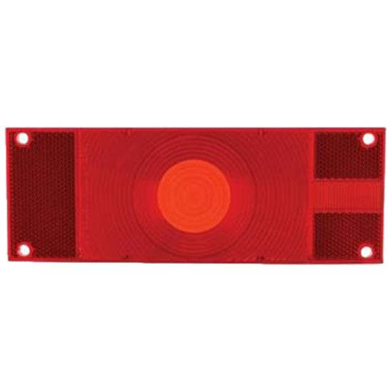Acrylic Red Lens For Submersible Combination Tail Light 4 State Trucks