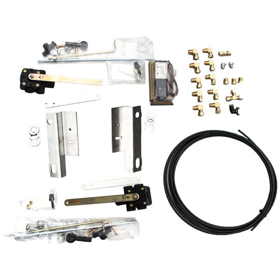 Steer Axle Air Ride Kit For Kenworth W900L, Peterbilt 389, 389 Glider