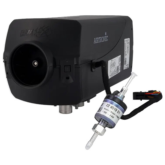 D4 Airtronic Air Heater W/ Fuel Pump For Air 12VDC, c/w F/pump