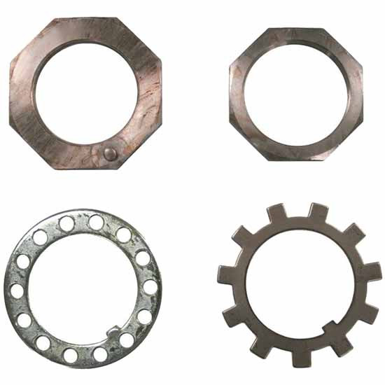 Kit D'Écrou De Fusée (Axle Spindle Nut Kit) Avec Rondelle - Pour Willys MB 1941-1945