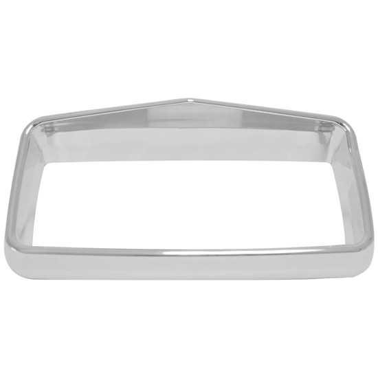TOPONE Chrome Instrument Dash Gauge Covers With Visor Kit For Peterbilt 379 384 386 387 389