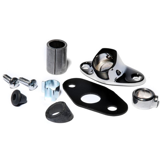 Spotlight Installation Kit, Post Mount - Driver Side - 4 State Trucks