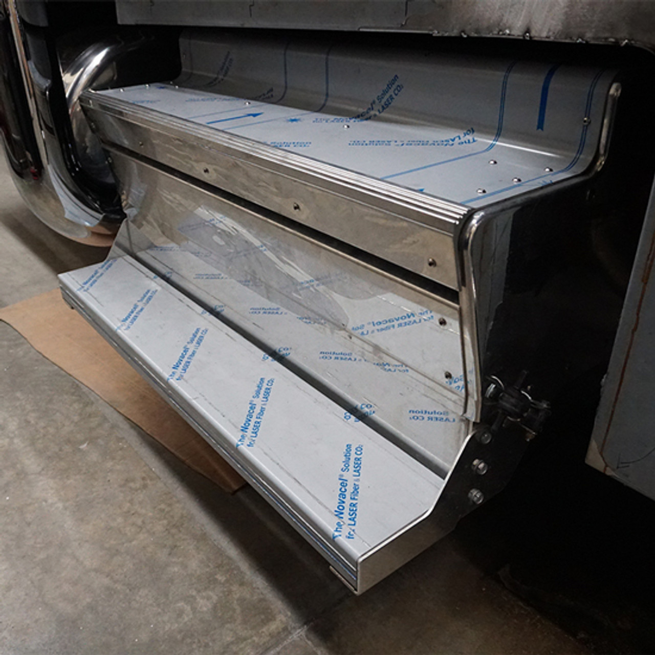 CSM Stainless Steel Step Box Cover With Built In Roller
