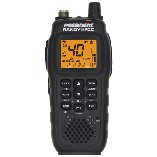 President Electronics Randy II FCC AM/FM CB Radio