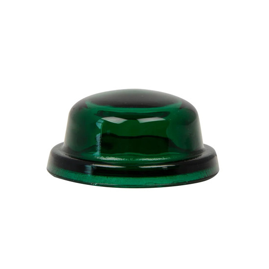 Green Glass Dome Light Lens 4 State Trucks