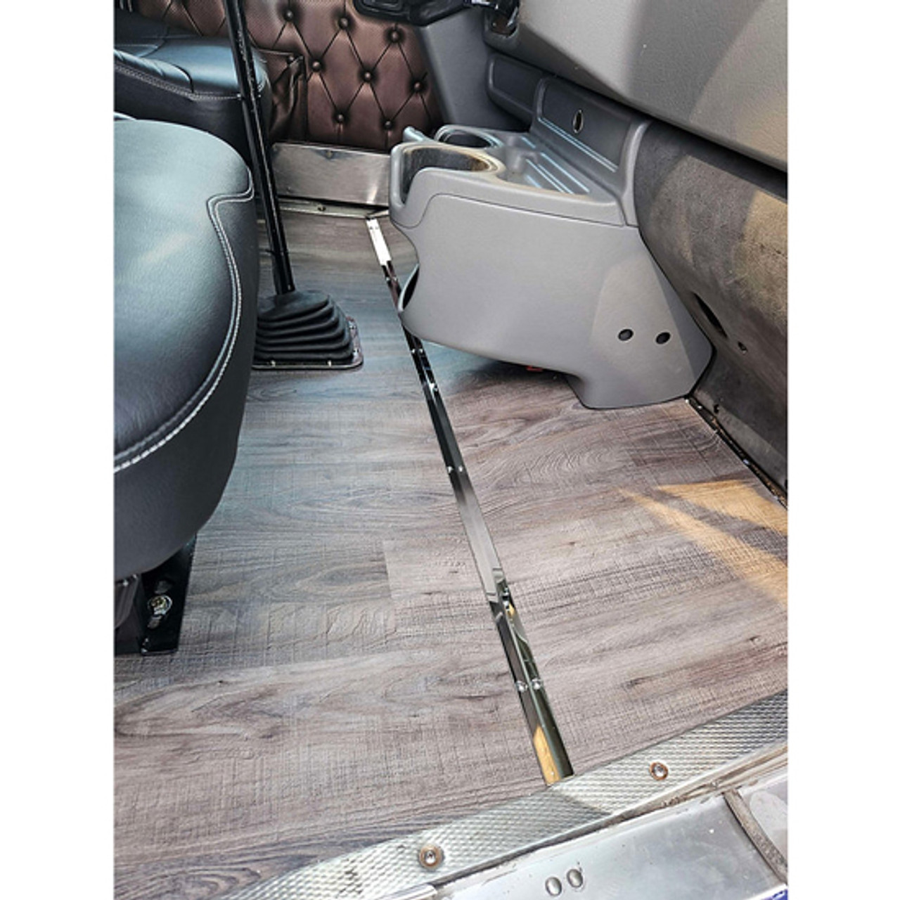 ウッドカーペット　175×350 Light Oak Vinyl Precut Floor For Kenworth W900 2006-2024 - 4