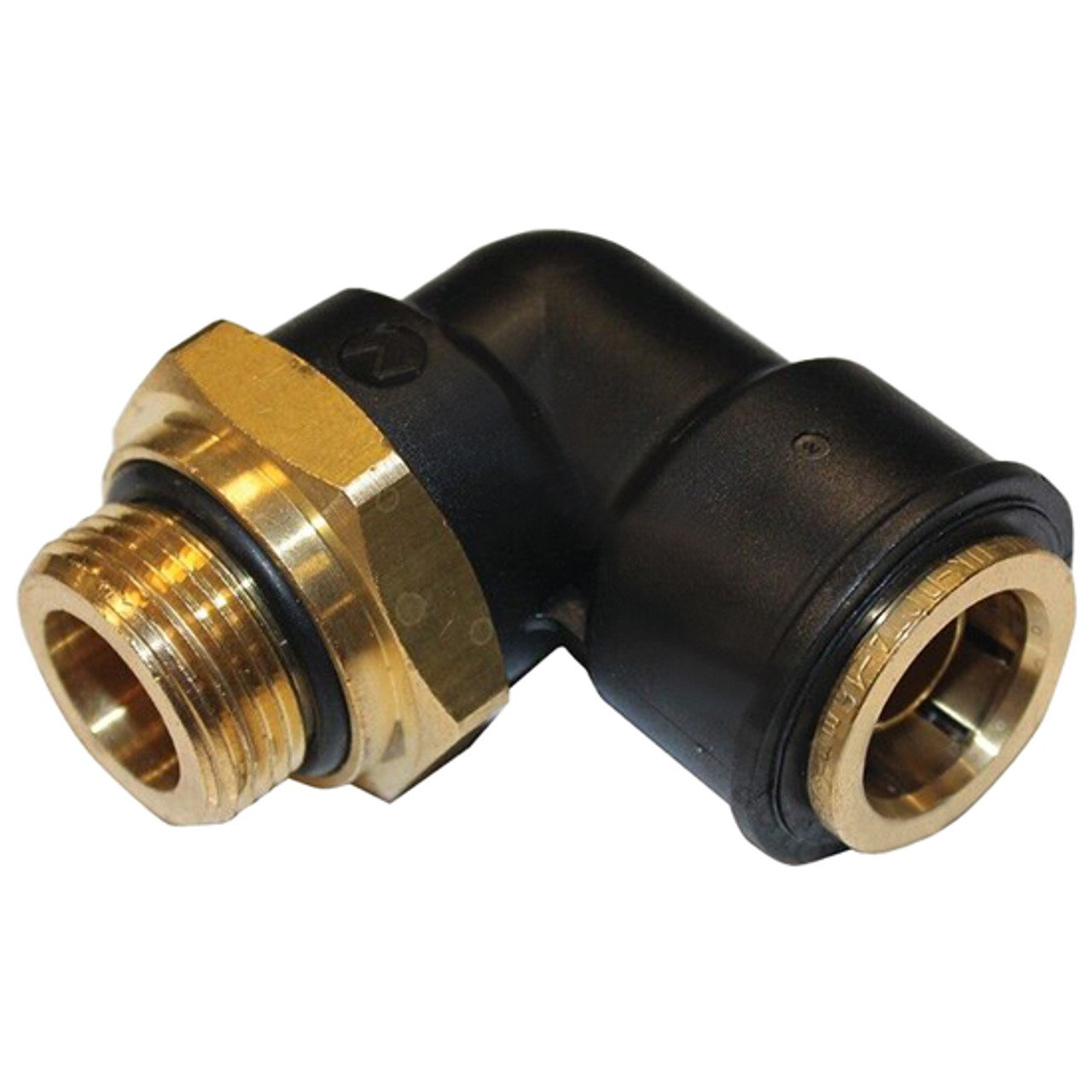 Composite PLC Male Elbow Fitting M22 X 1.5 x 5/8 Inch