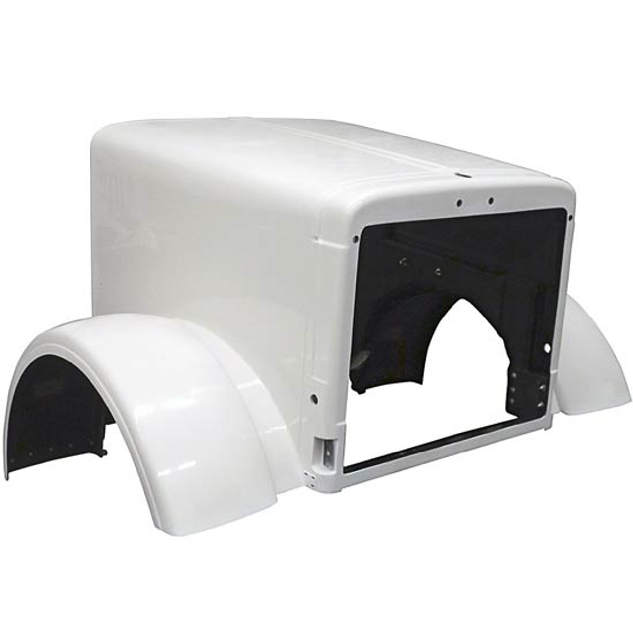 Jones Performance Fiberglass Short Hood For Peterbilt 379 119 BBC - 4 State  Trucks