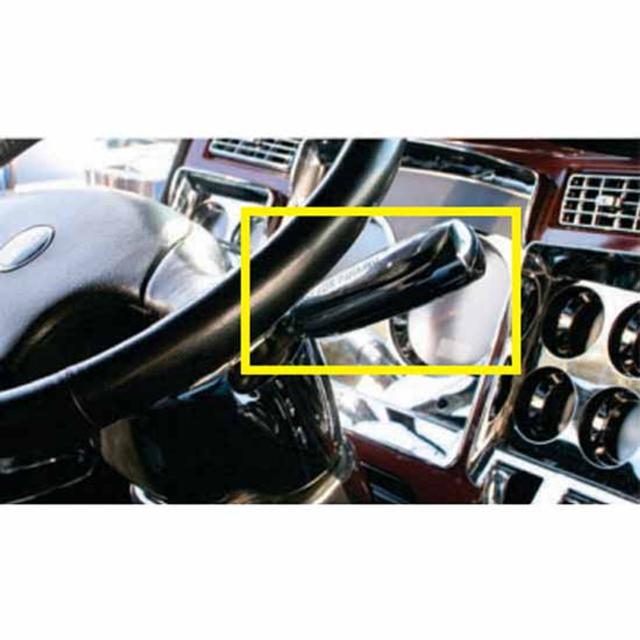 Chrome Plastic 2 Piece Not For Parking Lever Cover For Peterbilt 2006