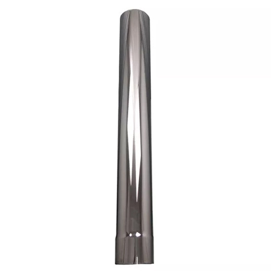 7 OD / OD X 60 Inch Aluminized Straight Exhaust Stack - 4 State Trucks