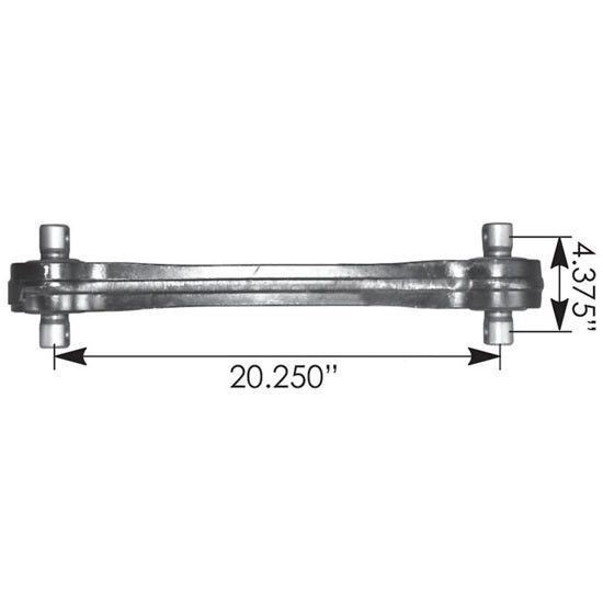 Aluminum Torque Rod With Bushings Replaces C65-1008 & C65-1009 For ...