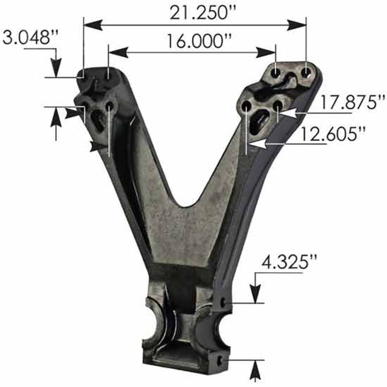 BESTfit Aluminum Center Frame Bracket Replaces K272-187 For