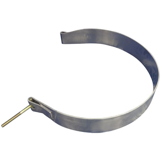 Peterbilt 23 Inch Aluminum Fuel Tank Strap & Liner Kit 4 Inch Wide By